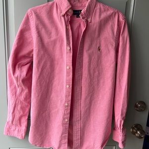 Pink Ralph Lauren Slim Fit button down in mint condition